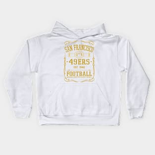 Vintage 49ers American Football Kids Hoodie